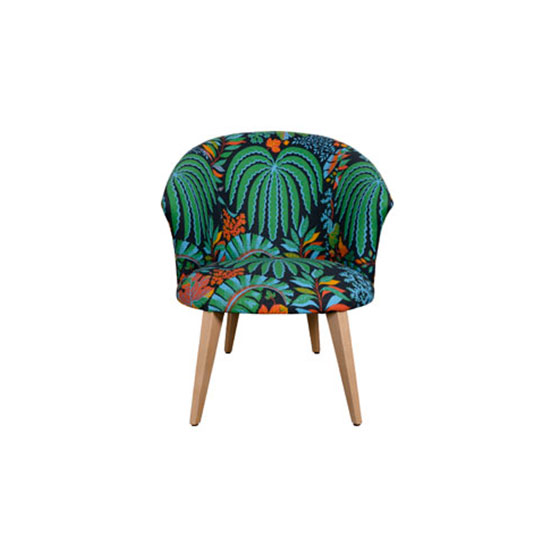 Splay Bedroom Accent chair in Rainforest from Heal's ...