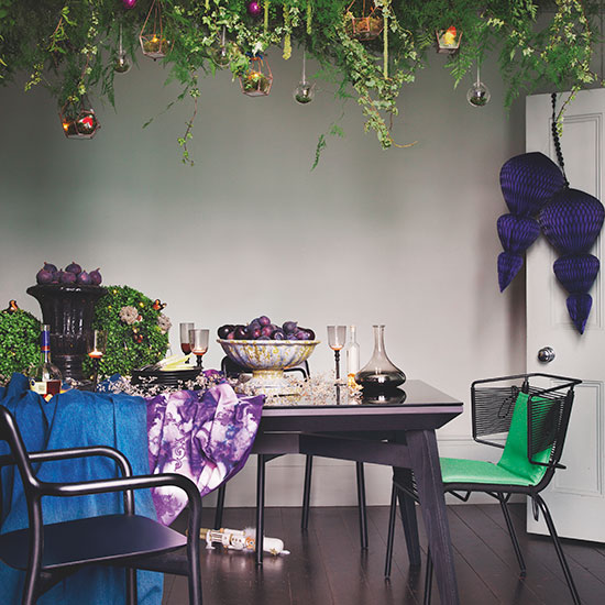 Living plant chandelier christmas dining room livingetc housetohome.jpg