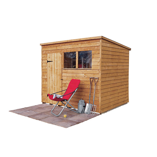 Larchlap Overlap Pent shed from Homebase | Sheds | Garden | PHOTO 