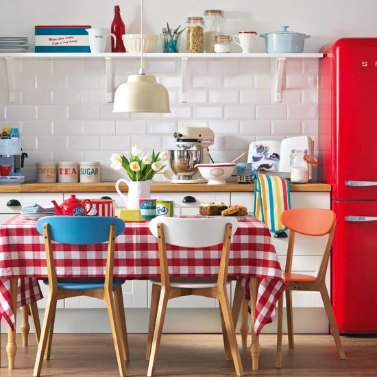 Retro style kitchen-diner | Kitchen room ideas | PHOTO GALLERY | Ideal Home | Housetohome.co.uk