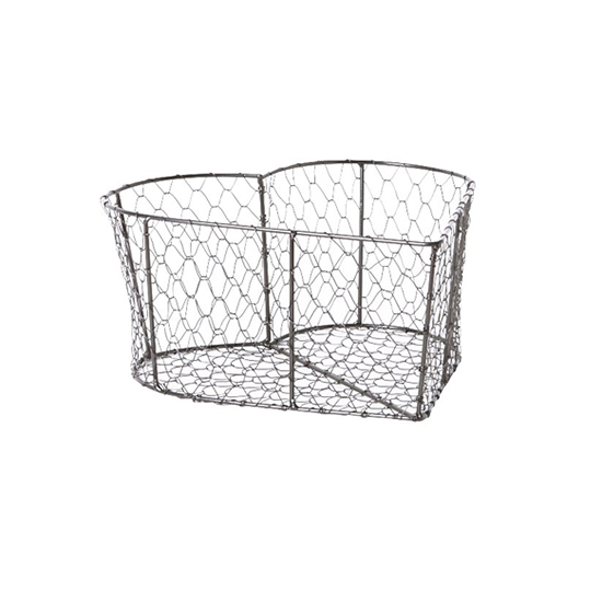 Wire heartshaped basket from Matalan Wire micro trend 2014 Trends