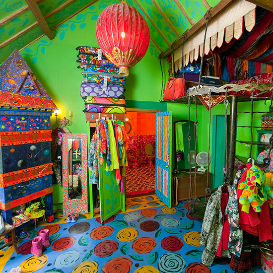 A colourful life: fancy buying a Gloucestershire house that wouldn’t look out of place in a modern-art gallery? A colourful life: fancy buying a Gloucestershire house that wouldn’t look out of place in a modern-art gallery?