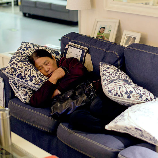 Our revels now are ended: customers in Beijing’s Ikea fall fast asleep in store Our revels now are ended: customers in Beijing’s Ikea fall fast asleep in store