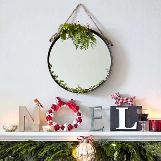 festive mantelpiece with noel letter art traditional festive mantelpiece with noel letter art traditional