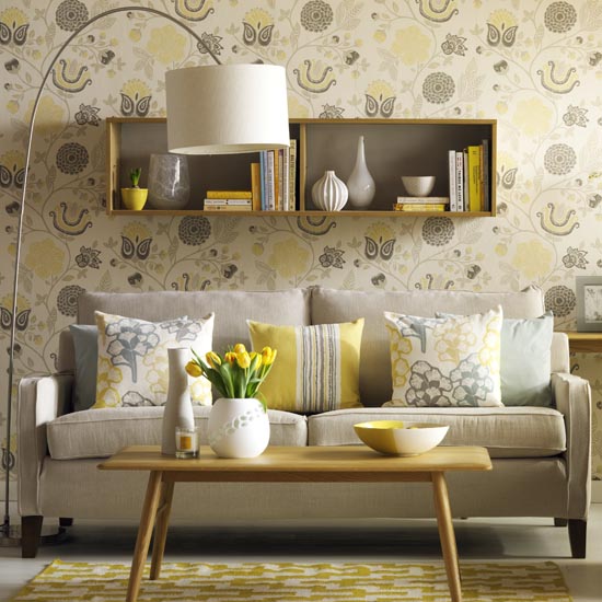 Retro Living Room Yellow yellow retro style living room simple living room Retro Living Room Yellow yellow retro style living room simple living room