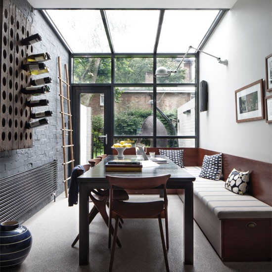 Industrial-style dining room conservatory | Modern extensions