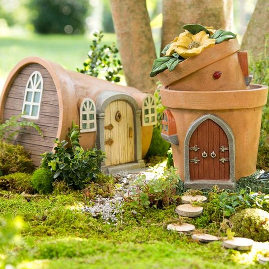 Fairy doors in the garden